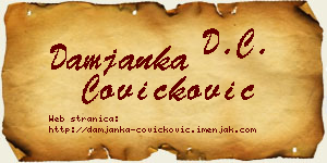Damjanka Čovičković vizit kartica